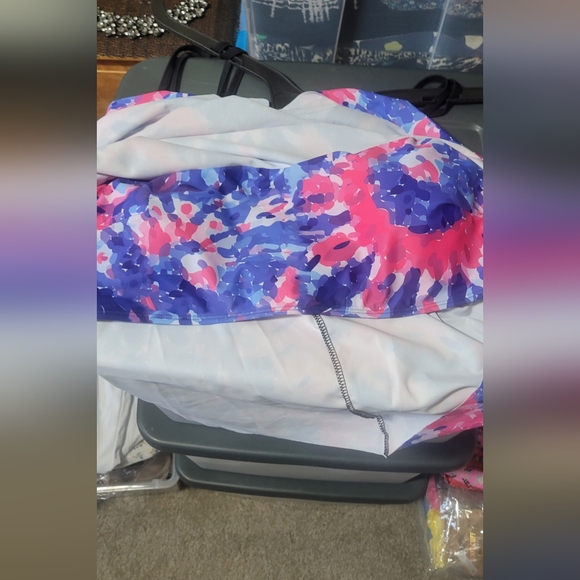 Plus size 2XL 2 pcs. Swim set with boyshorts. New. Dual adj. Straps - Picture 5 of 13